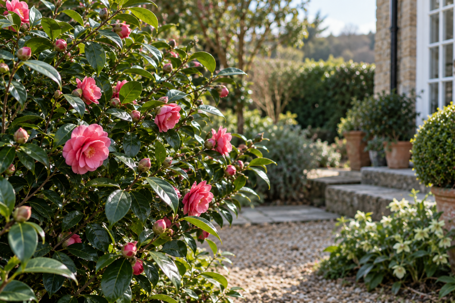 Lovely Pink Camellia