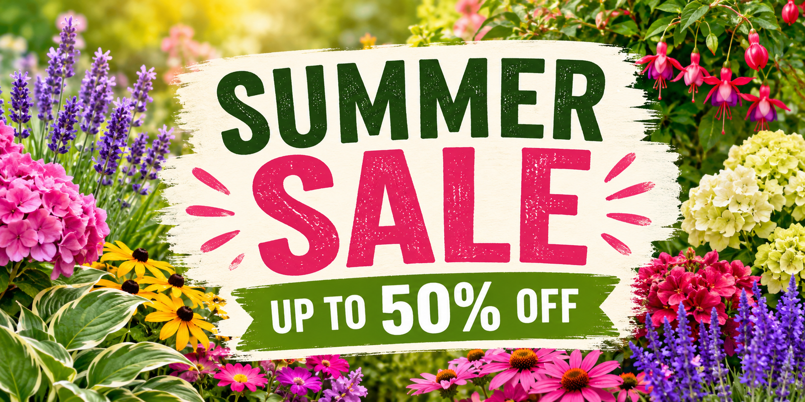 Up to 50% OFF Summer Sale