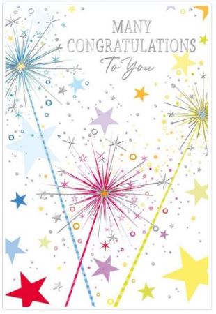 Many Congratulations To You Greeting Card