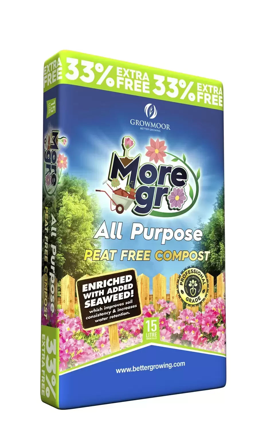 More Gro All Purpose Peat Free Compost 15L / 50L